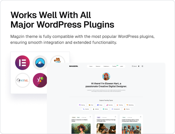 Magzin – Modern High-Performance Blog WordPress Elementor Theme