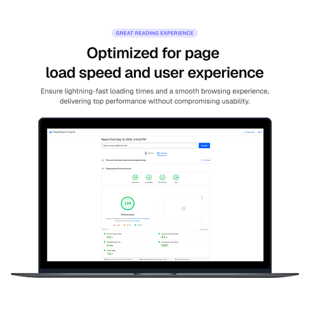 Magzin – Modern High-Performance Blog WordPress Elementor Theme