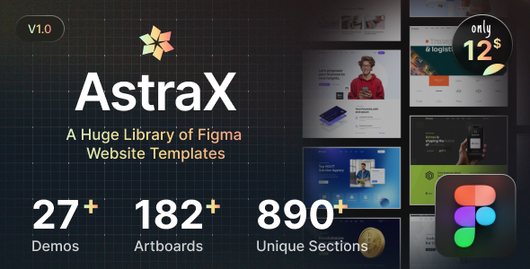 AstraX – The Multi-purpose Figma Template