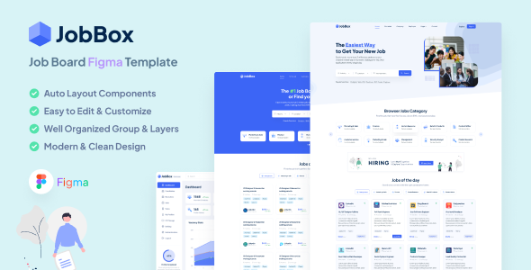 Jobbox – Job Portal Figma Template