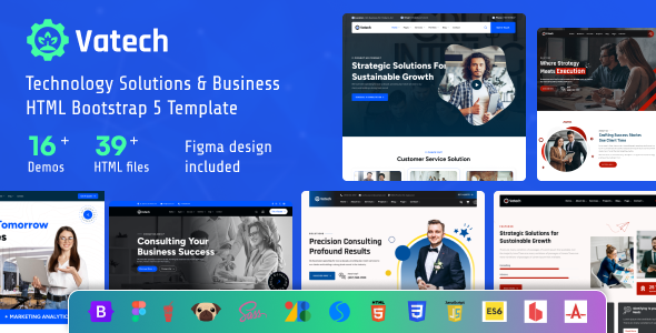 Vatech – Technology Solutions & Business HTML Template