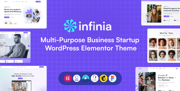 Infinia – Multipurpose Business Startup WordPress Elementor Theme