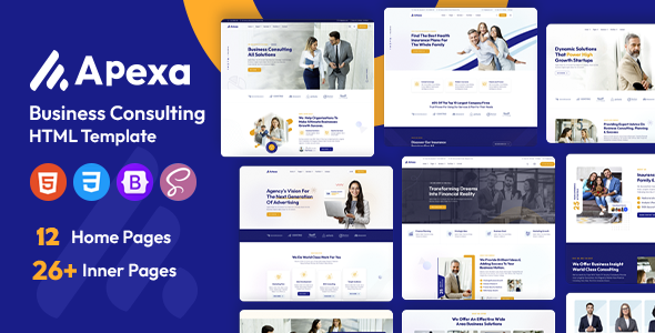 Apexa – Multipurpose Business Consulting HTML Template