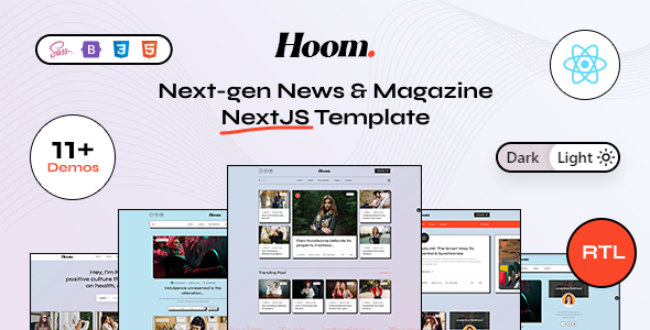 Hoom – News & Magazine NextJS Template