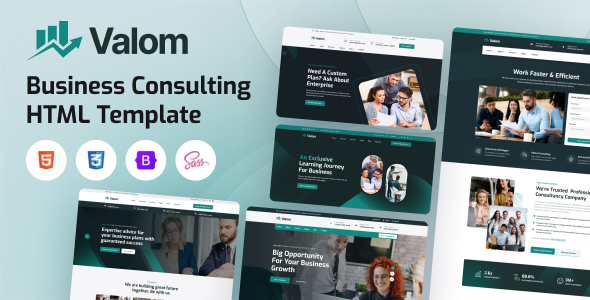 Valom – Business Consultancy HTML Template