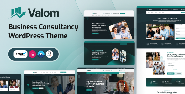 Valom – Multipurpose Business Consulting WordPress Theme