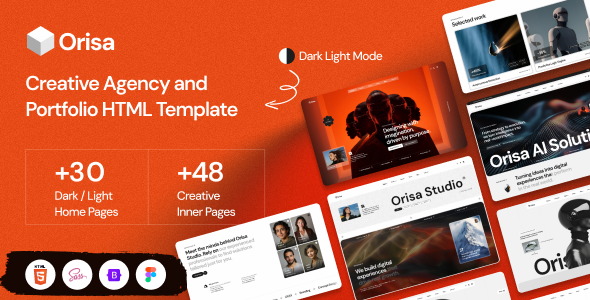 Orisa – Creative Agency & Portfolio HTML Template